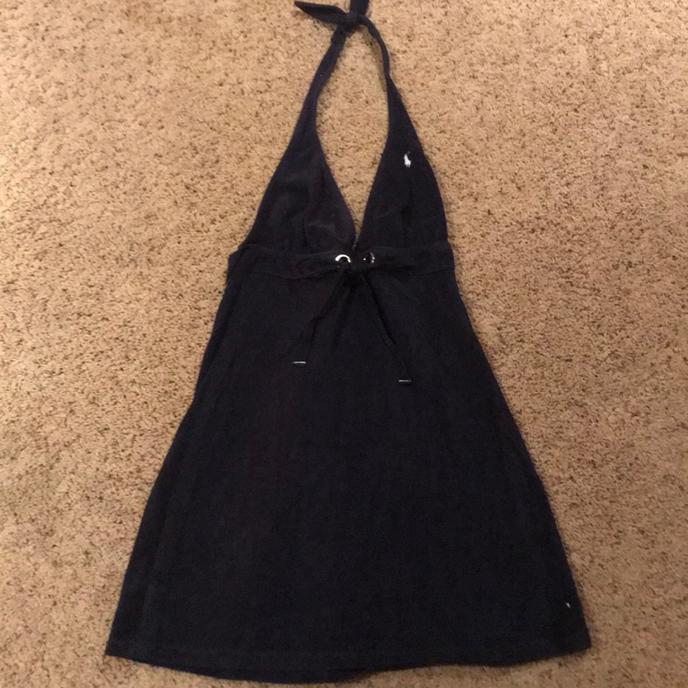 Dark navy blue swimsuit coverup